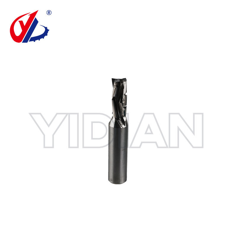 Tungsten Nickel Iron PCD Diamond Router Bit with Z3+3 Cutting Configuration and 12 mm Cutting Diameter for CNC Woodworking