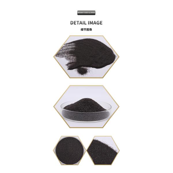Brown Fused Alumina 95% High Purity Refractory Abrasive with CaO Content of 0.5%
