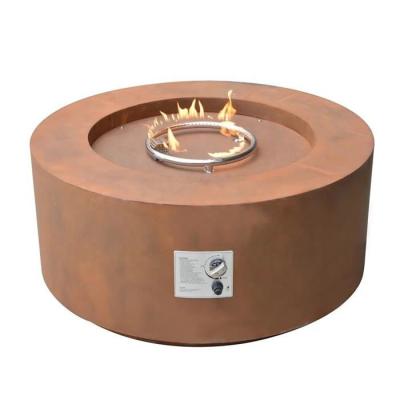 do propano autônomo portátil do gás de 95cm fogo redondo de aço Pit Table de Corten