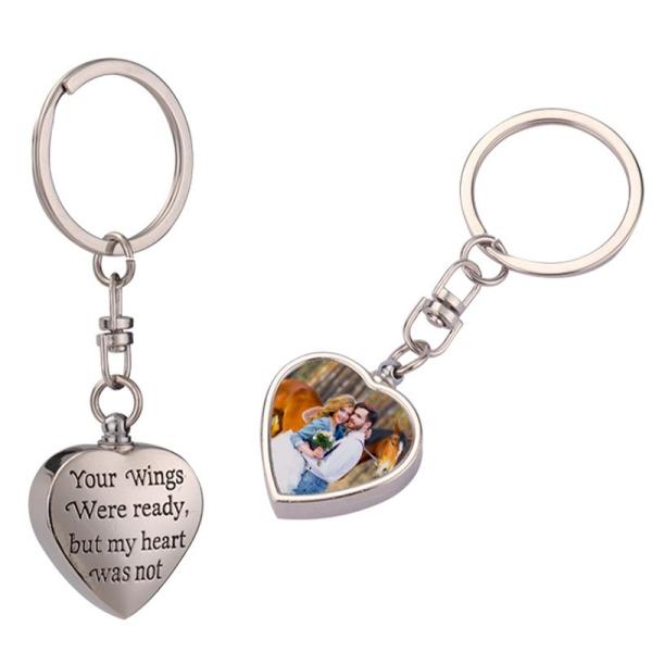 Sunflower Shape Sublimation Key Chain Blanks Angel Wings Keyring For Heat Transfer Printing