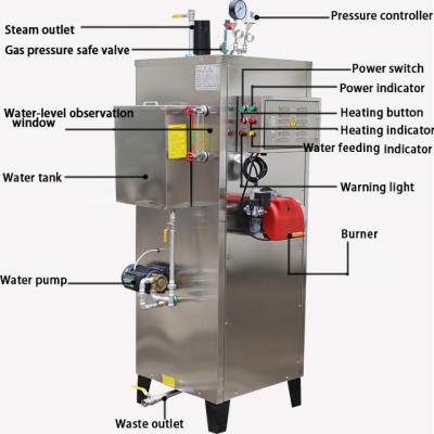 Industrial Diesel Steam Boiler 7kg/h 220V Laundry Steam Generator