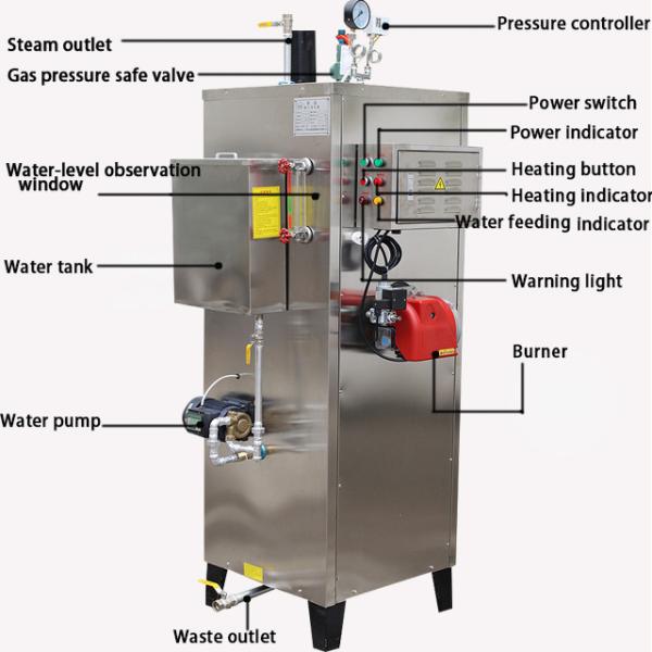 Industrial Diesel Steam Boiler 7kg/h 220V Laundry Steam Generator