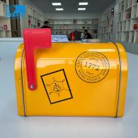 Mailbox Shape Gift Tin Cans Food Packing Biscuit Storage Box