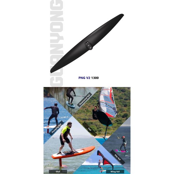 1632sqcm Hydrofoil Front Wing All Around SUP Light Wind Foil Surf Wing