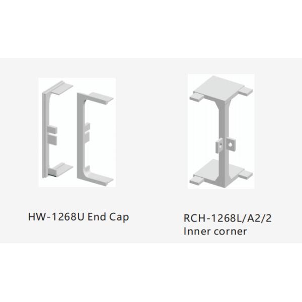 Luxury Kitchen Furniture Hidden Pull Handles Black For Modern Cabinet