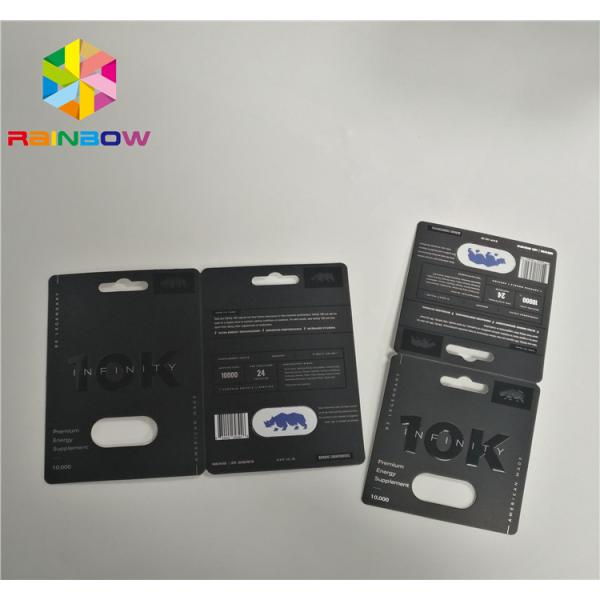 Карты Холограм влияния бутылки таблеток 3д повышения представления носорога 100к золота мужские сексуальные