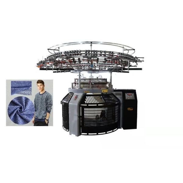 Guage 20G 36'' Fleece Knitting Machine For Sweater Fabric Making
