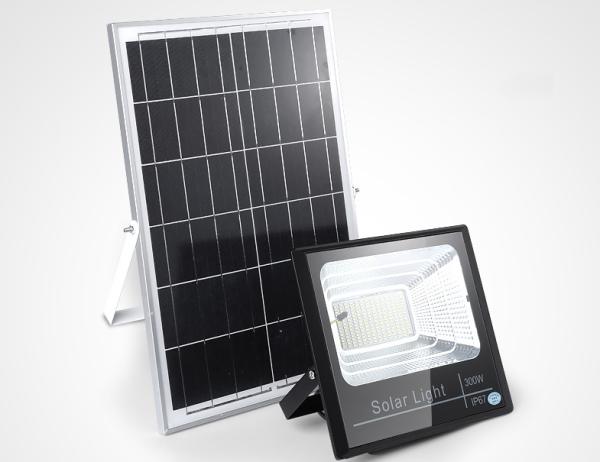 300w Rechargeable Solar Flood Lights Outdoor LiFePO4 Lithium Battery 3 Years Warranty