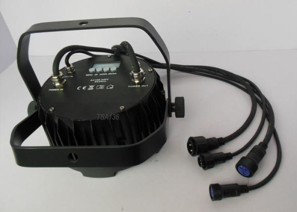 IP65 RGBWAP 6in one Outdoor  Waterproof Flat Led Par With Purple Color Amber Color TSA136