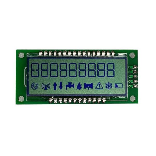 Customized Size 9 Digit Stn Reflective Positive Lcd Panel Screen Display For Water Meter