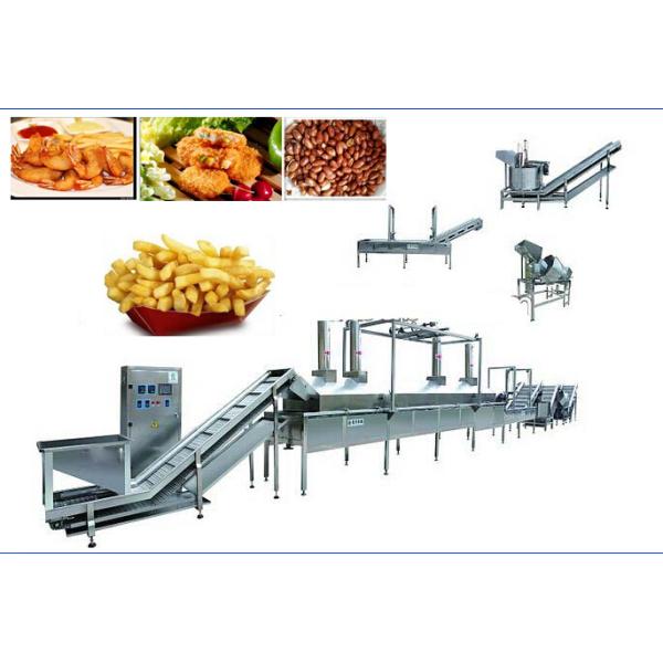 Meat Chicken Food Frying Machine Fully Automatic Food Grade Stainless Steel Oil Saving