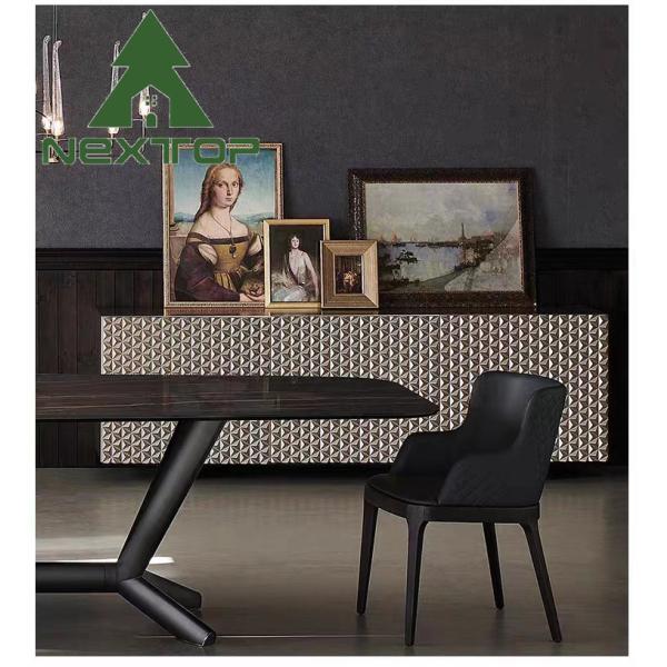 Metal Solid Wood Silver Luxury Sideboard Cabinets For Dining Room Living Room