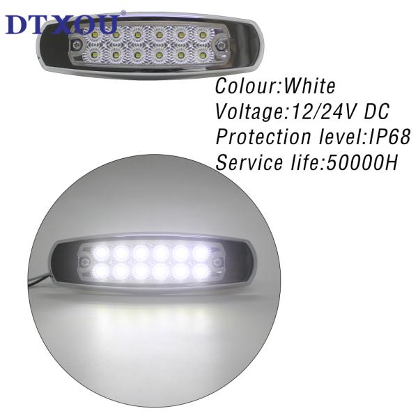 Hot Sale Truck Trailer Reverse Spare Bar Parts Bumper Car Side Lamp Light Truck Led Car Light