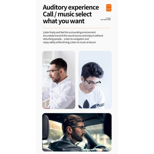 Bluetooth Sunglasses Headphones High Tech Glasses Outside Sport For Men