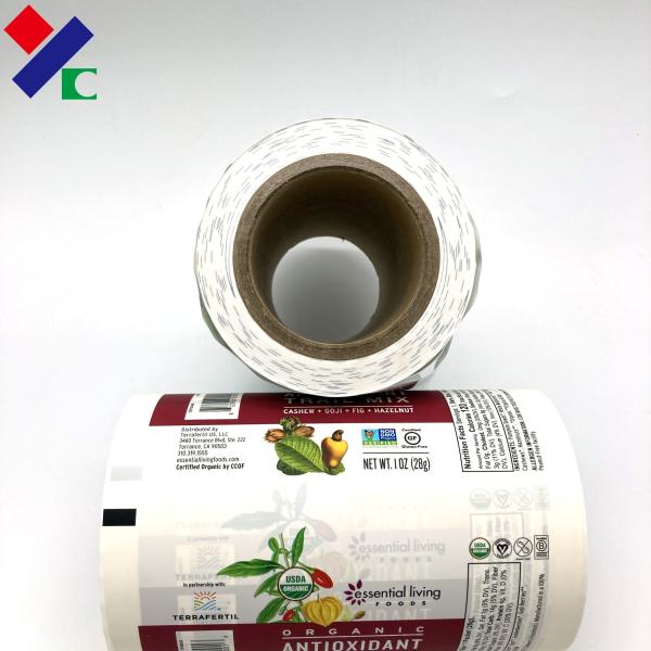 PET AL PE Aluminum Foil Food Packaging Film Roll Heat Seal