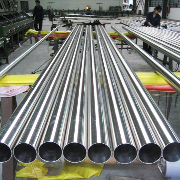 ERW 304 Stainless Steel Welded Pipe Square Round 1D Pickled Surface
