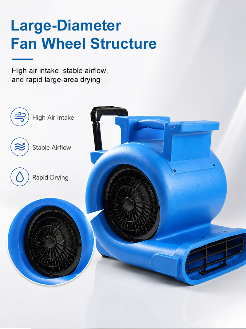 Factory Customized Electric Commercial Hair Dryer Three-speed Cold air Blower Suitable for Hotel Factorie Warehouse