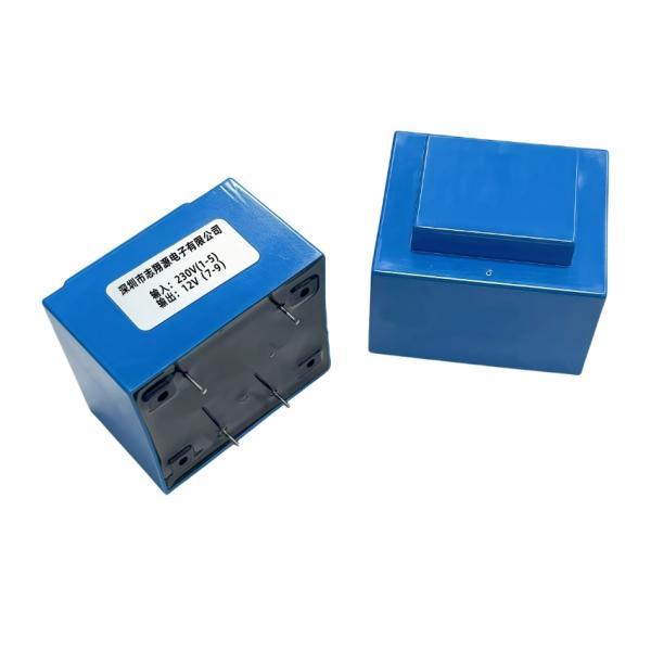 EI50 Power Switch MnZn Ferrite Potting Transformer EI PCB Installation 230V 12V