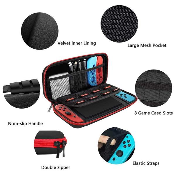 PU EVA Nintendo Switch Gaming Accessories Portable Nintendo Switch Lite Travel Bag