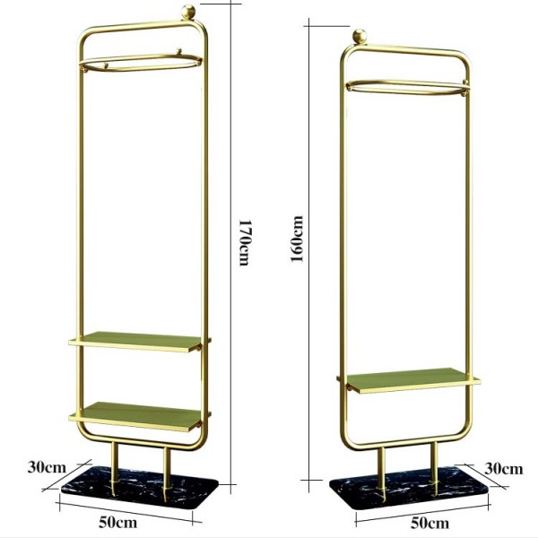 Upgrade Your Store with Regular Size Customized Boutique Clothing Racks and Shelves