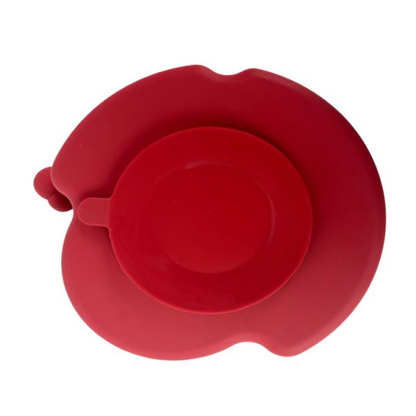 Suction Silicone Feeding Tray Set Food Grade Infant Feeding Dish Snail Shape
