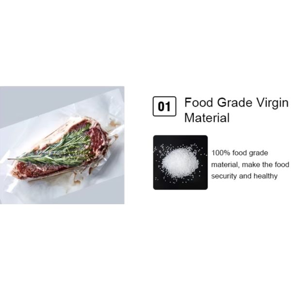 Co Extruded Food Saver Bags Food Beverage Packaging Tear Resistant For Chicken