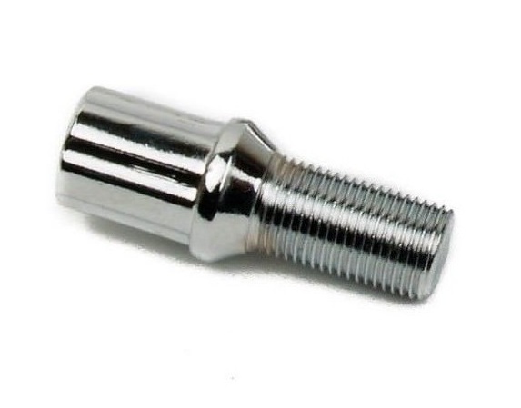 M14x1.5 Spline Drive Lug Bolts , Heat Treated Chrome Wheel Bolts 0.93 Inch