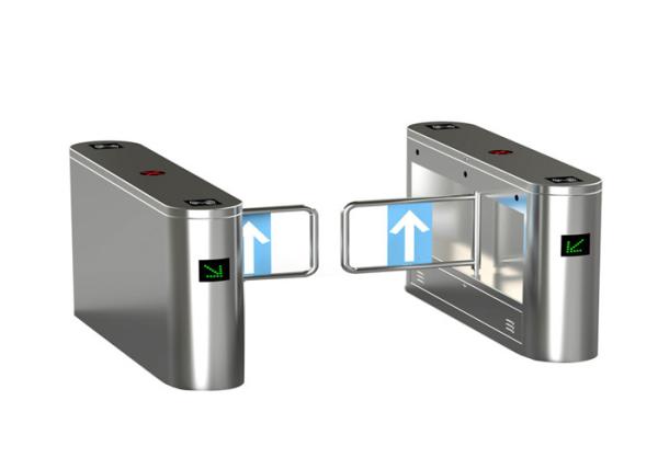 DC24V Waterproof Swing Barrier Gate with Biometric System and 30 Person/Minute Passing Speed