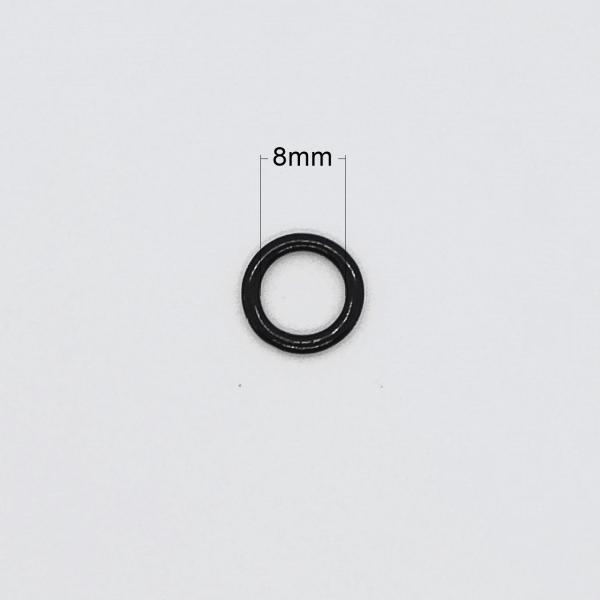 Eco Friendly 8mm Bra Strap Rings And Sliders , Nylon Coated Metal Lingerie Buckles