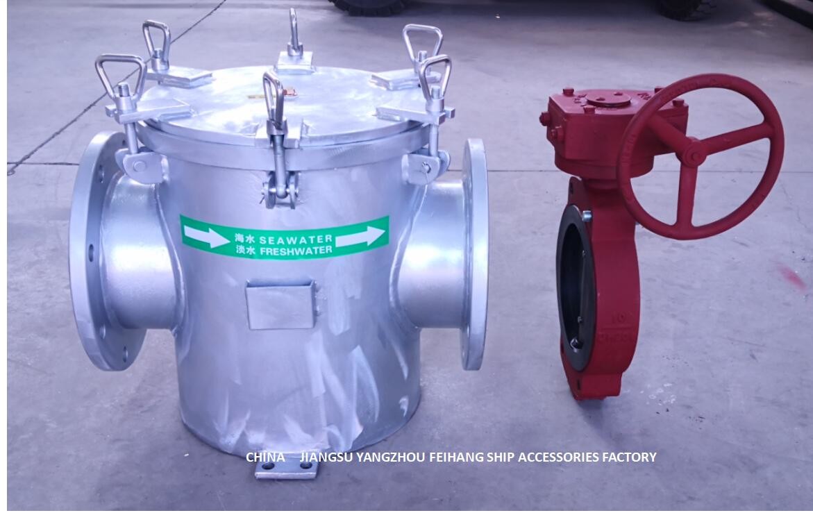 The Main Seawater Filter Cb/T497-2012 Of Dn250 Mainly Consists Of Connecting Pipes, Main Pipes, Filter Baskets, Flanges,