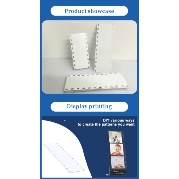 ZELOYAUT Wholesale Sublimation Blanks Hot Sales Aluminium Sublimation Film Photo Frame for Home Office Diy Sublimation Gifts