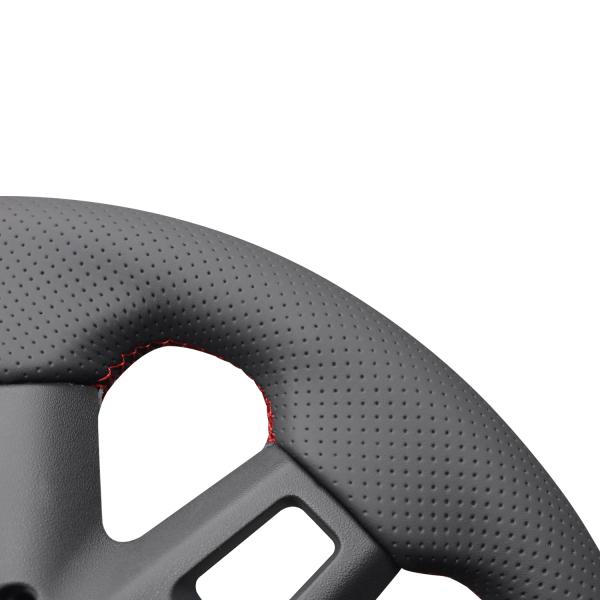 High Quality Customized Hand Stitching Carbon Fiber Leather Steering Wheel Cover for Land Rover  Defender (L663) Discovery III