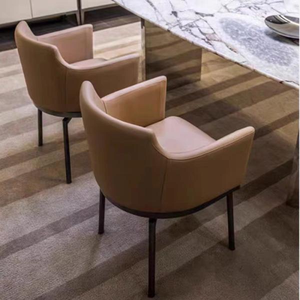 Nordic Metal Dining Chair Hotel Restaurant Home Furniture Modern Simple Leisure Chair Cafe Leisure Chair