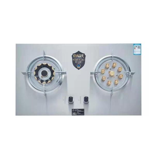 Desktop Embedded 2 Burner Gas Stove Custom for Solar Electronic Installation