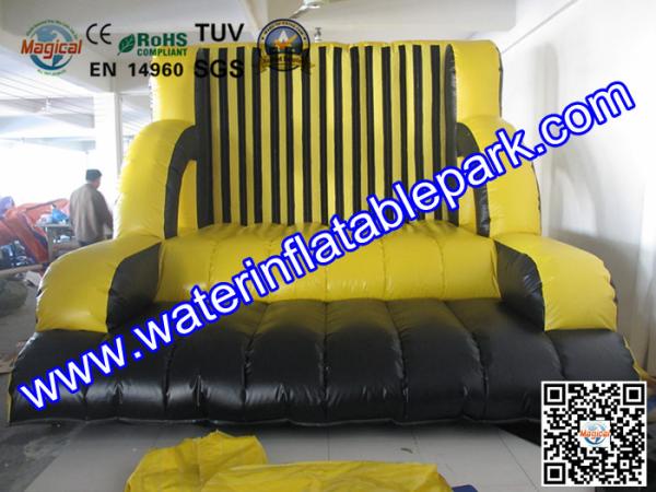 Velcro Wall Inflatable Sport Games ,  Children Inflatable Sticky Wall