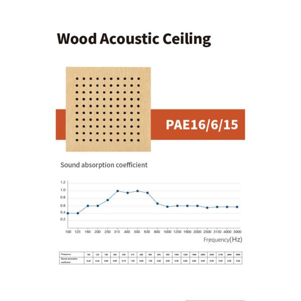 Система подвесных потолков с перфорацией Акустическая звукоизоляция 600x600 мм
