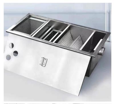 Séparateur d'eau d'huile en acier inoxydable pour les restaurants 99,7% de filtration