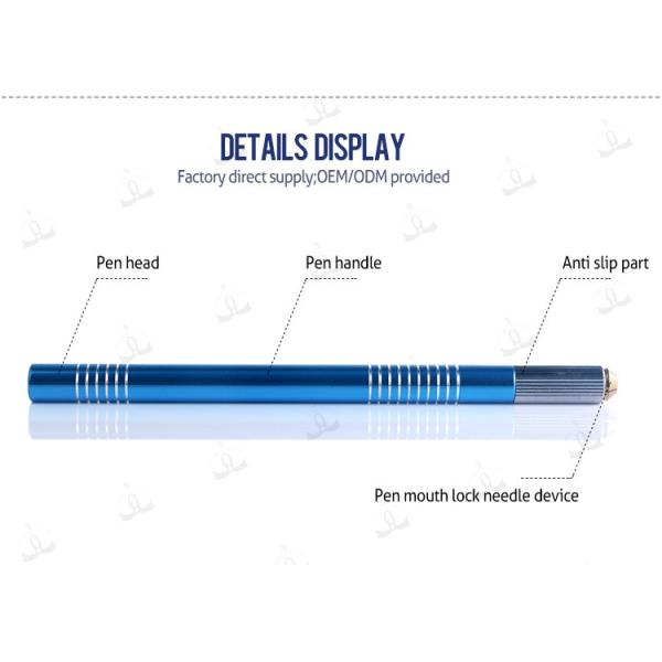 Ручка брови металла вышивки алюминиевая для макияжа перманентности Микробладинг