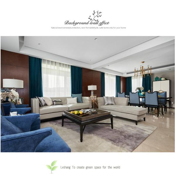 Интегрированная стена из ПВХ экологически чистый внутренний фон