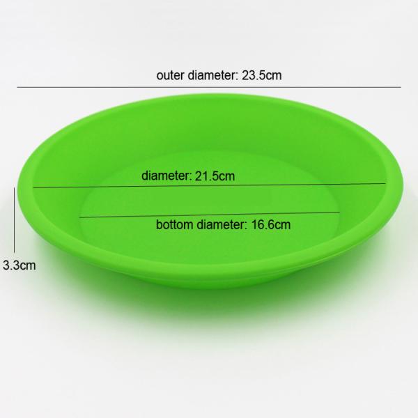 Nontoxic Home Silicone Baking Pans , Anti Slip Round Molds For Baking