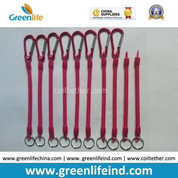Customized Size and Red color 4'' to 40'' Multi-purpose Utilities Plier Coiled Lanyards