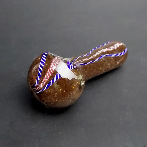 Pocket Size Novelty Glass Pipes / Glass Spoon Pipes Dab Tools Easy To Use