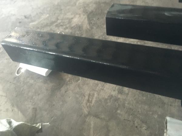 25mm*25mm picket Spear top black steel fence