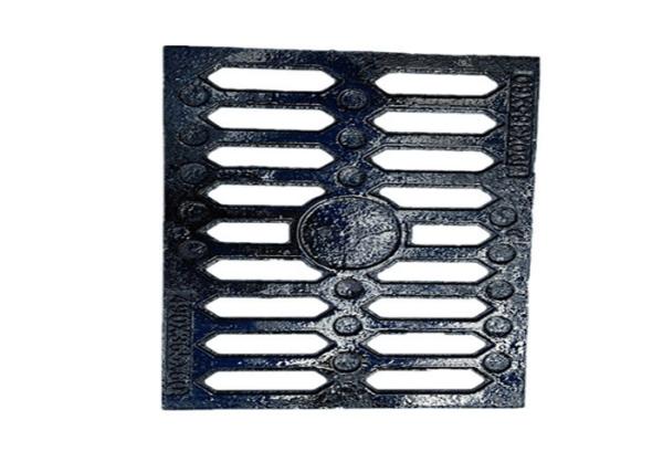 Ductile Cast Iron Road Drainage Grates Shock Absorption Anti Pressure