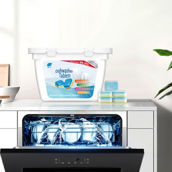 Detergent Dishwasher Tablets for Powerful and Effective Cleaning