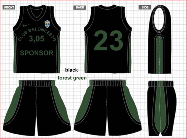 Basketball shirt and shorts