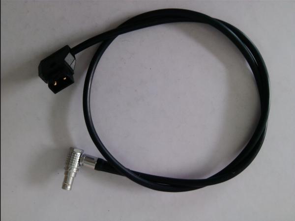 Lemo FHG 4pin right angle R shaped to D-tap power cable for Red Epic & Scarlet