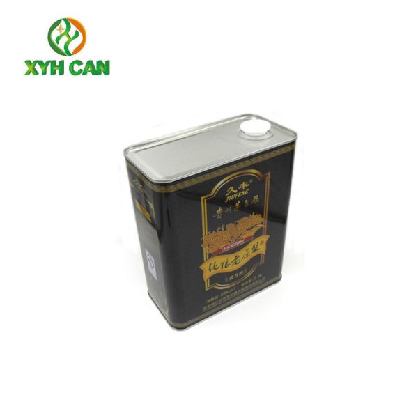 Tin Cans para o óleo das latas do metal de Olive Oil Rubber Stopper Empty enlata a impressão de CMYK