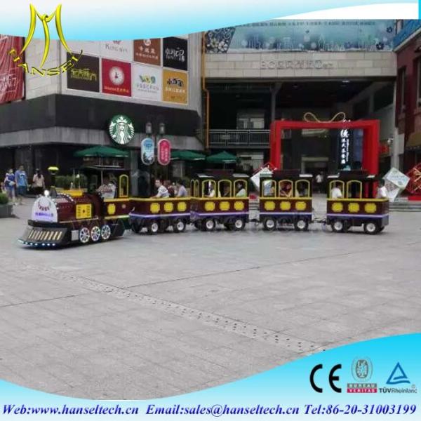 Hansel high quality children electric train train electric amusement kids train for sale battery operated train rides