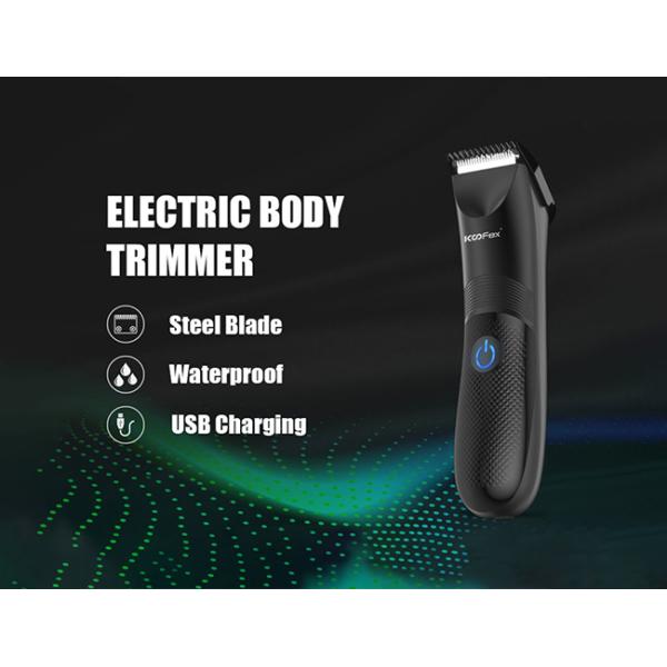 Skin Safe 5V Waterproof Hair Trimmer For Men'S Body USB Charging ROHS
